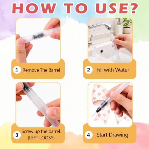 Holiday Bow Watercolor Workbook, Christmas and Halloween Painting Book - Image 3