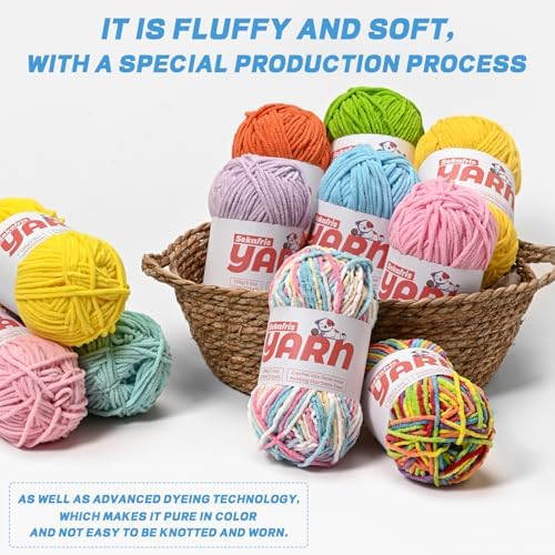 3 Pack Plush Chunky Chenille Yarn for Crocheting, Soft Fluffy Velvet Yarn for Crocheting, Fuzzy Baby Blanket Knitting Yarn, 300g/393yds Bulky Amigurumi Yarns（3 Ginger Color） - Image 3
