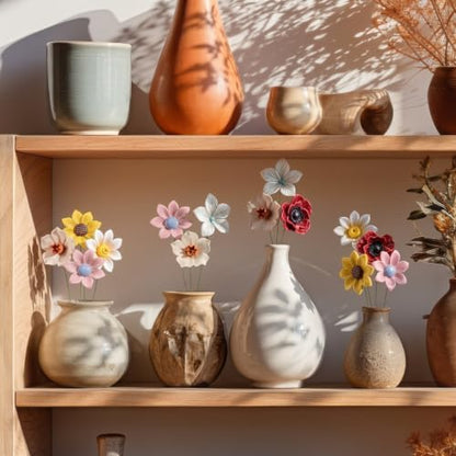 RattanView 24 Set 3D DlY Flower Ceramics to Paint Handicrafts Kits - Image 5