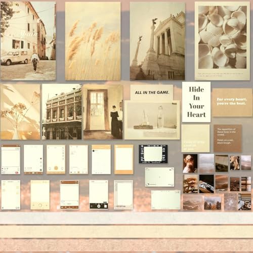 114 Pcs Aesthetic Scrapbook Kit DIY Junk Journaling Supplies, Vintage Style - Image 3