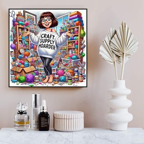 Diamond Art Kits for Adults, Craft Supply Hoarder Diamond Art Painting Kits - Image 3