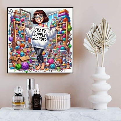 Diamond Art Kits for Adults, Craft Supply Hoarder Diamond Art Painting Kits - Image 3