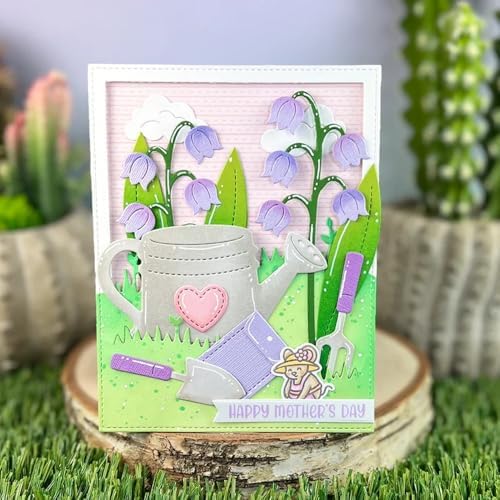 Lapoo Tool Metal Cutting Die for Scrapbooking - Durable, Cut Stencils for DIY Scrapbook Photo Album Decorative Paper Card, Card Making Supplies, Embossing (Watering Can 3.9 x 3.6 in) - Image 3