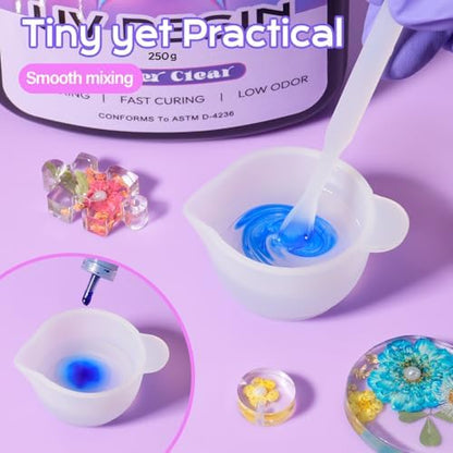 HeyClear 250g UV Resin kit -Crystal Clear, Hard UV Epoxy Resin - Image 4
