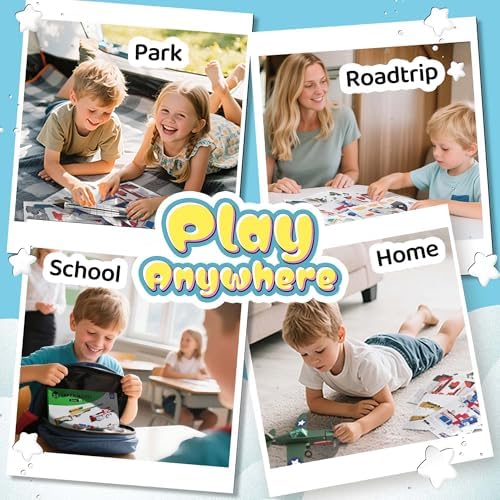 2 Themes in 1, 3D Model Paper Airplane Kits, DIY Origami Kit for Kids Ages 8-12, Include 16 Pre-cut, Easy-to-Assemble Gun & Aircraft Models, Origami Kit for Kids Ages 8-12, Paper Airplane Kits - Image 3