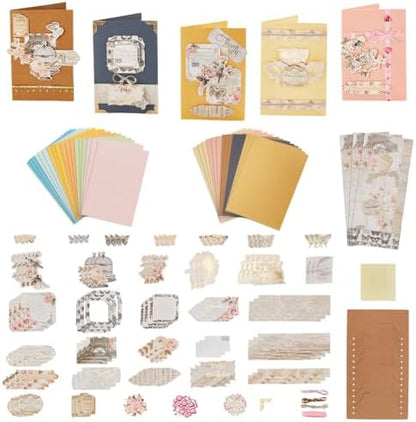 AHANDMAKER DIY Envelope & Card Making Kits for Adults, Handmade Greeting Card Sets Make Your Own Card Crafts for Teacher Appreciation Festival Mother's Day Christmas Birthday Classroom Exchange Gift by AHANDMAKER