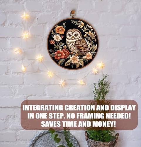GOLDEN SMILE Owl Embroidery Kit for Adults Beginners - Image 5