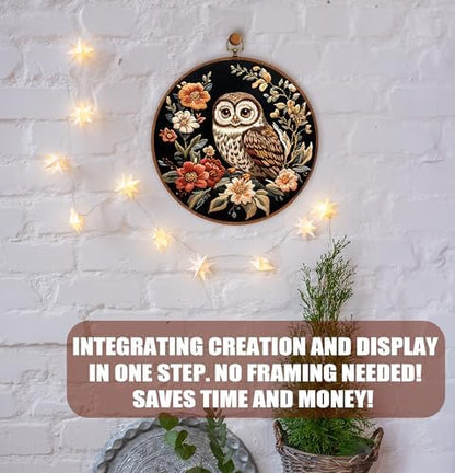GOLDEN SMILE Owl Embroidery Kit for Adults Beginners - Image 5