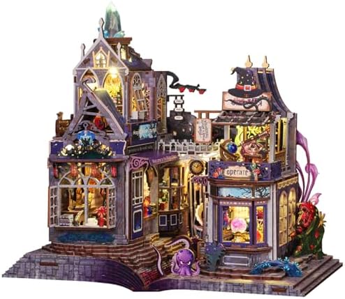 Spilay DIY Miniature House Kit for Adults, Miniature Dollhouse Building Kit by SpilayDIYDollhouseMiniature