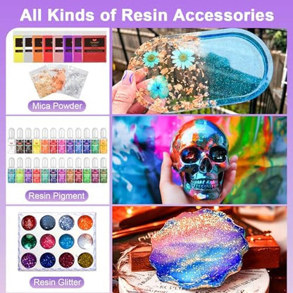 Smallbudi Epoxy Resin Kit 2 Gallon Crystal Clear No Yellow Resin for Craft - Image 2