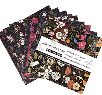 Origami Paper Kit 50 Sheets, 6x6 Inch Double Sided 20 Vivid Colored Paper - Image 5