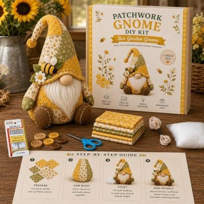 DIY Patchwork Gnome Kit– Create Your Own Adorable Animals,Halloween Christmas GnomeDIY Patchwork Kit,3D Gnome DIY Sewing Project for Adults &Beginners,Handmade Decor Ornament Gift for Craft Lovers by Unknown