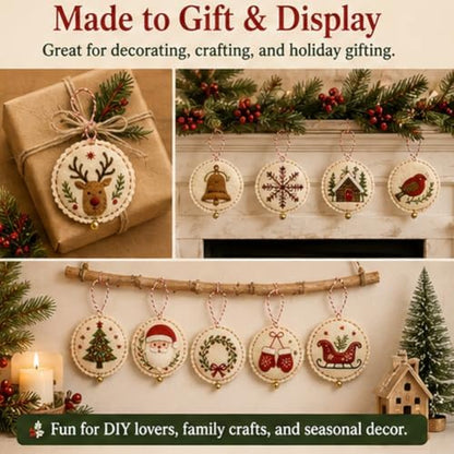 DIY Felt Christmas Ornament Kit - Create Handmade Holiday Decorations - Image 5