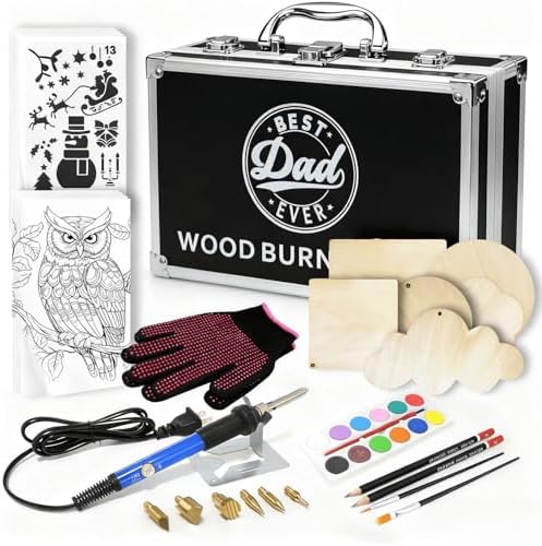 ACRSIKR Gift for Dad, Wood Burning Kit Gift for Dad Adults Men by ACRSIKR