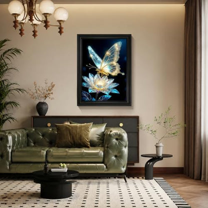 Light and Butterfly Stamped Cross Stitch Kits for Beginner 12x16 Inch - Image 4