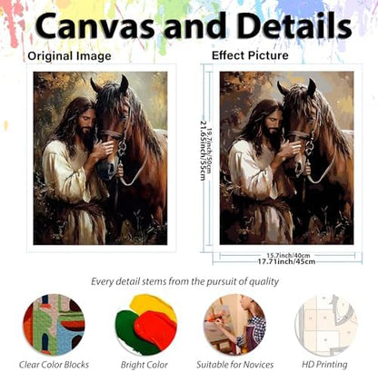 Paint by Numbers Kit for Adults, Adult Paint by Number Kits 16x20 Inch - Image 3