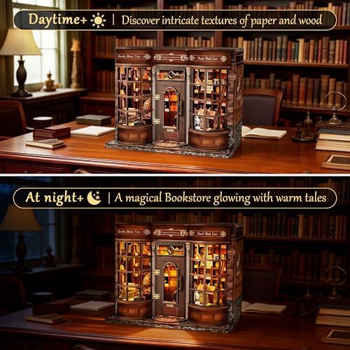 SUNNINO Book Nook Kits for Adults - Book Nook Kit Doll House - Image 3