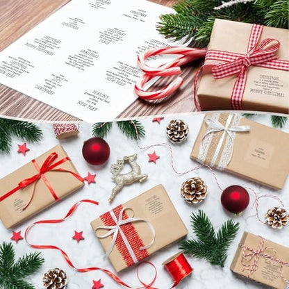 Watersay 240 Pcs Christmas Verses Peelable Stickers, 2.36 x 2.36 Inches - Image 6