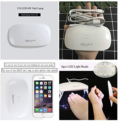UV Curable Epoxy Resin Kit 5x30ML 12 Silicone Molds 72 Decorations Glitter Flowers Holographic Sequins Nacre Shells + Compact UV Lamp & Tweezers for Jewelry Making Pendants Earrings Bracelets Rings - Image 2
