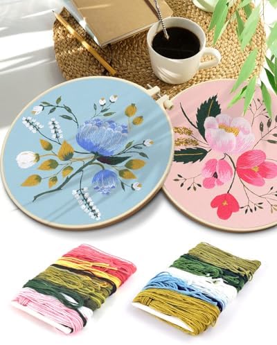 TINDTOP Embroidery Kit for Adult, Flower Embroidery Kit for Beginners - Image 7