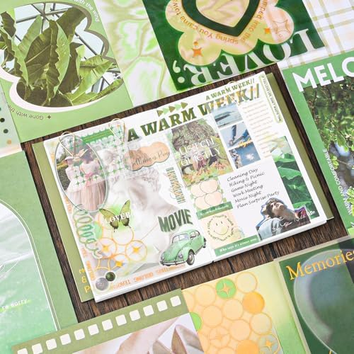 Scrapbooking Supplies Kit, Aesthetic Junk Journal Supplies, Scrapbook Kit - Image 5