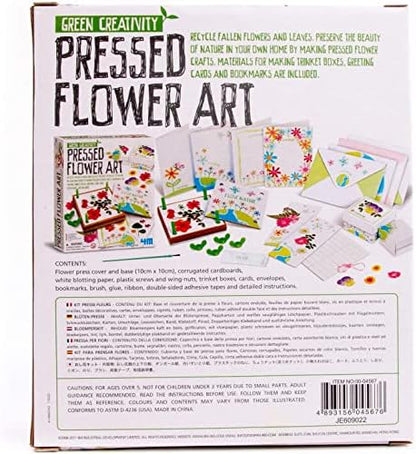 4M Green Creativity Pressed Flower Art Kit, Recycle Flowers Art & Crafts DIY Kit, For Boys & Girls Ages 5+ - Image 6