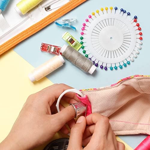 Incraftables Sewing Kit – 75+ Piece Travel & Crafting Set with Scissors, Colored Threads, Measuring Tape, Needles & More in a Zippered Nylon Case - Image 4