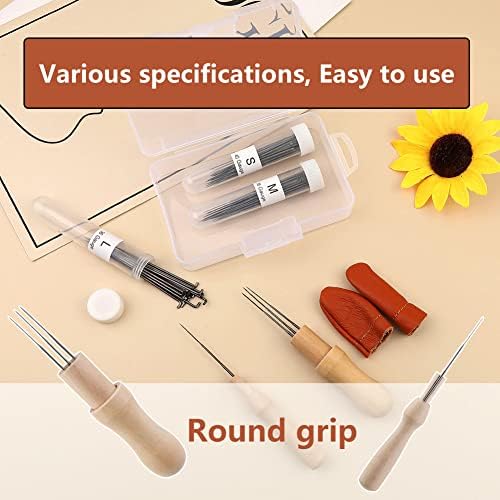 Mayboos 74 Pcs Felting Needles 36/38/40 Gauge Needle Felting Supplies - Image 6