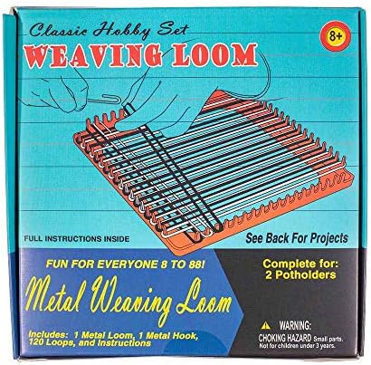 West Coast Paracord Retro Crafting Kit – Weaving Loom – Includes Materials to Make 2 Potholders – Family Fun by WestCoastParacord