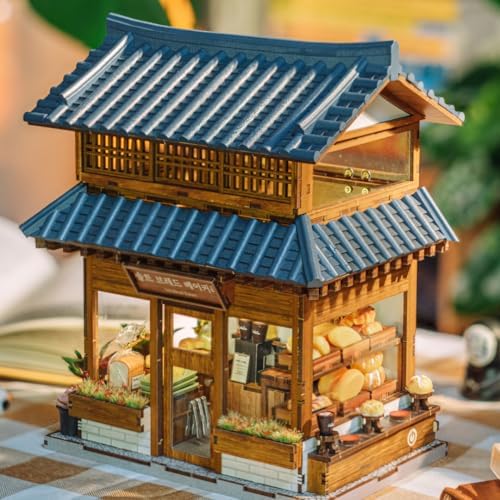 ANAVRIN Book Nook Ikseon-Dong Hanok Bakery Miniature House 3D Booknook for Adults, Teens and Book Lovers, Library Decor, Creative Gift for Family, Friends, and Elderly - Image 3