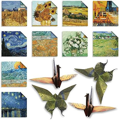 Origami Paper 6x6" Double Sided 50 Sheets 10 Colors Origami Kit,Craft Paper - Image 2