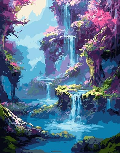 Paint by Numbers Kit for Adults, Dreamy Forest Paint by Number Kits by Unknown