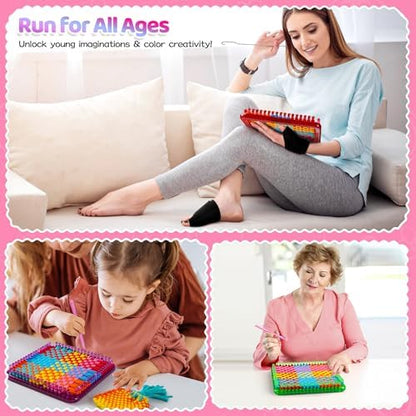 CCTVRTV Weaving Loom Kit Toys for Kids and Adults, DIY Arts and Crafts - Image 6