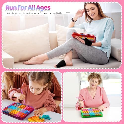 CCTVRTV Weaving Loom Kit Toys for Kids and Adults, DIY Arts and Crafts - Image 6