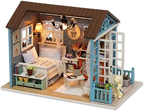 DIY Miniature House Kit with Furniture for Kids Teens Adults Aged 14+ by TuKIIE