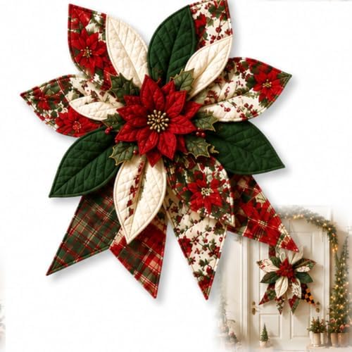 JMHKKUJ Large Patchwork Bow Sewing Kit, Farmhouse Fabric Folded Flower by Unknown