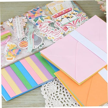 15PCS Paper Card Making Kits Colorful Handmade Greeting Card Kits DIY Making Material Set for Birthday Invitation, Thanksgiving, Christmas, Holiday Greeting Kit for Adults - Image 6