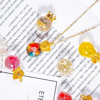 Sphere Resin Mold,20 Beads Silicone Molds, Crystal Ball Epoxy Casting Mould, Jewelry Making Mold for DIY Pendant Necklace Earring Bracelet Ring - Image 2