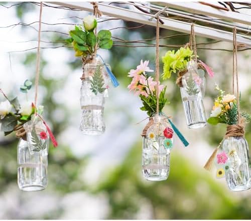 TaoBary 152 Pcs Dried Flower Bookmark Set DIY with Tassels, Pastel Color - Image 7