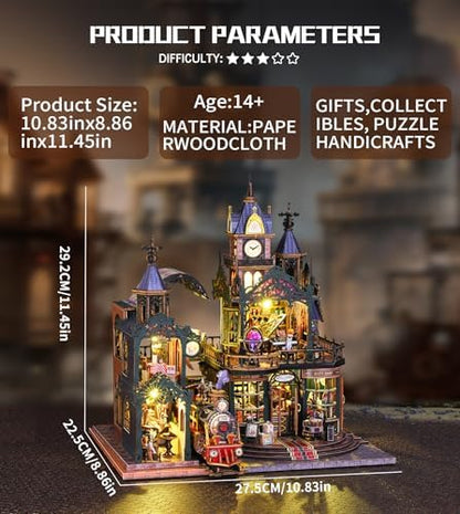 Spilay DIY Miniature House Kit for Adults, Vintage Dollhouse Building Kit - Image 2