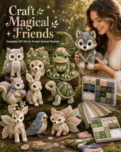Forest Animal Patchwork Sewing Kit for Beginners, #I - Image 2
