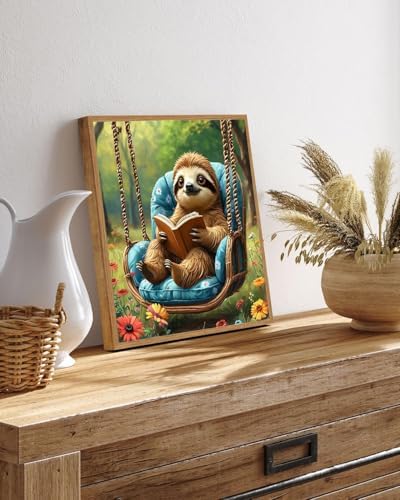 TCDZMYGS Paint by Numbers Kit for Adults Beginner-Sloth,10x10 inch - Image 4