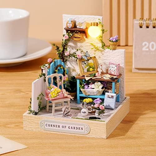 DIY Miniature Dollhouse Kit with Furniture Plus Dust Proof for Teens Adults - Image 2