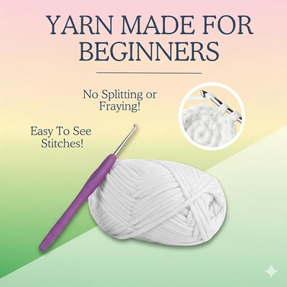 KelliDream Magic Circle Tool Inclusive Learn to Crochet Kit for Beginners; Step-by-Step Video Tutorials; All Supplies to Make Cute Amigurumi (Sunny Creatures)