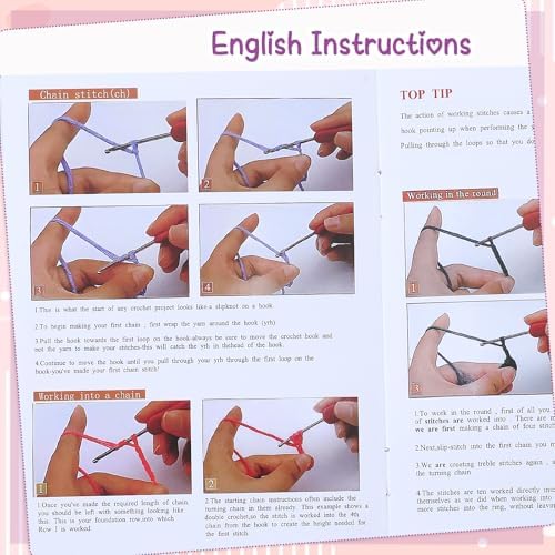 WSICSE 8-Pc Crochet Flower Bookmark Kit, Handmade Floral DIY Set - Image 4