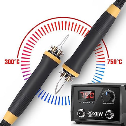 XIIW Wood Burning Kit 100W with 2 Pyrography Pens & 33 PCS Wire Tips - Image 5