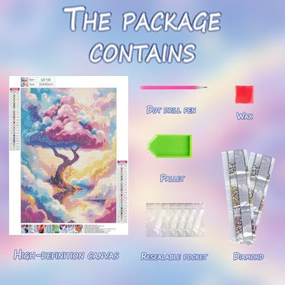 DOTSOPS 5D Dreamland Diamond Painting Kits for Adults 11.8 x 15.7 Inches - Image 3