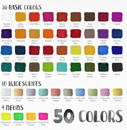 Watercolor Paint Set - 50 Travel Watercolors Kit for Adults, Beginners - Image 4