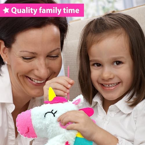 KRAFUN Unicorn Sewing Kit for Kids Ages 8-12 | No Scissors - Image 5