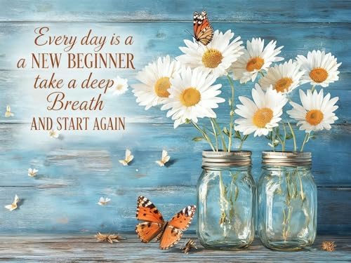WUSARPLY Daisy Stamped Cross Stitch Kits for Beginners Adults by WUSARPLY